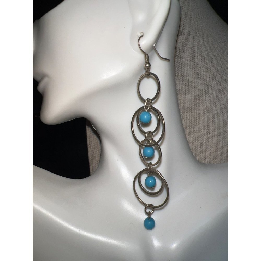 Southwestern Loop The Bead Dangle Earrings